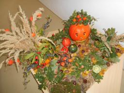 Jesenná fantázia z plodov zeme